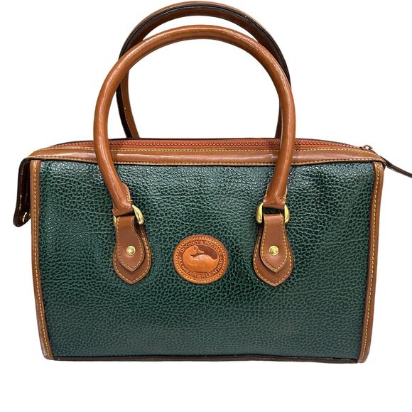 Dooney & Bourke All Weather Pebble Leather Vintage Satchel Handbag Classic - Picture 6 of 15